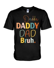 Dadda Daddy Dad Bruh V-Neck T-Shirt tile