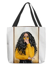 Her - Black Girl All-Over Tote tile