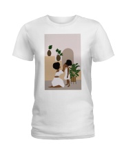 Mom and daughter Ladies T-Shirt tile