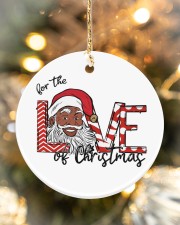 For The Love Of Christmas Circle ornament - single (porcelain) aos-circle-ornament-single-porcelain-lifestyles-05
