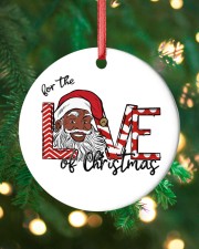 For The Love Of Christmas Circle ornament - single (porcelain) custom-circle-ornament-single-porcelain-lifestyle-11