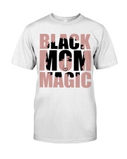 Black Mom Magic Classic T-Shirt front