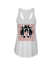 Black Mom Magic Ladies Flowy Tank tile