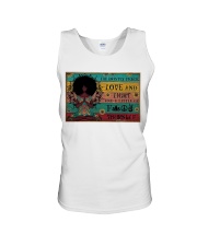 I'm mostly peace poster Unisex Tank tile
