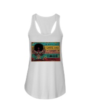 I'm mostly peace poster Ladies Flowy Tank tile