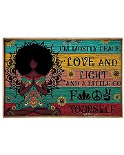 I'm mostly peace poster 17x11 Poster front