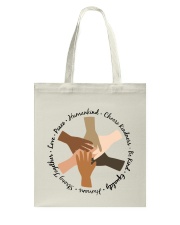 Equality Inclusion Kindeness Design Tote Bag tile