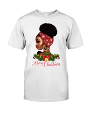 Merry Christmas Black Queen Premium Fit Mens Tee tile