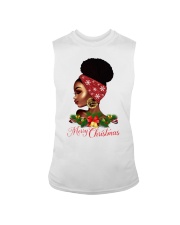 Merry Christmas Black Queen Sleeveless Tee tile