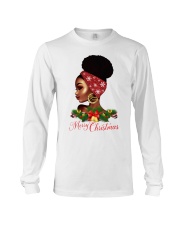 Merry Christmas Black Queen Long Sleeve Tee tile
