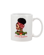 Merry Christmas Black Queen Mug tile