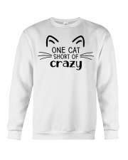 One Cat Short Of Crazy Crewneck Sweatshirt tile