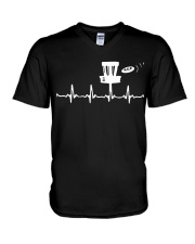 Love Disc Golf V-Neck T-Shirt tile
