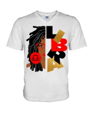 Libra V-Neck T-Shirt tile