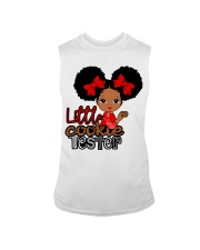 Afro little girl Christmas Cookie Tester Sleeveless Tee tile