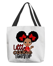 Afro little girl Christmas Cookie Tester All-Over Tote tile