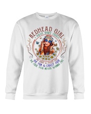 Redhead Girl - Three sides Crewneck Sweatshirt tile