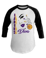 Lakers Basketball 2 Baseball Tee tile