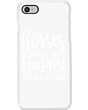 Horse make me happy Phone Case tile