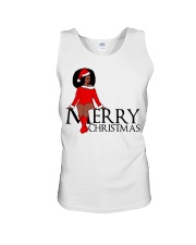 Merry Christmas Black queen Unisex Tank tile