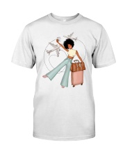 Travel afro girl Premium Fit Mens Tee tile