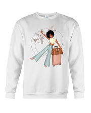 Travel afro girl Crewneck Sweatshirt tile