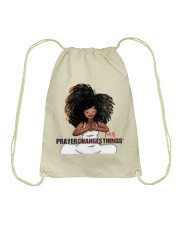 Prayer changes me Drawstring Bag tile