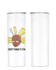 RR Cyn Everything's fine Glitter Tumbler tile