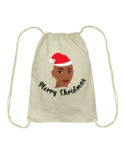 Bald girl Christmas Drawstring Bag tile