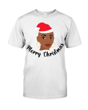 Bald girl Christmas Premium Fit Mens Tee tile