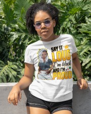 Say It Loud I'm Black and I'm Proud Classic T-Shirt apparel-classic-tshirt-lifestyle-front-233