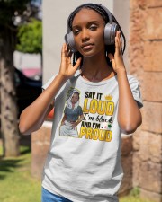 Say It Loud I'm Black and I'm Proud Classic T-Shirt apparel-ladies-t-shirt-lifestyle-front-83