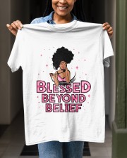 Blessed Beyond Belief Afro Lola Pink Classic T-Shirt apparel-classic-tshirt-lifestyle-front-129