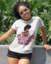 Blessed Beyond Belief Afro Lola Pink Classic T-Shirt apparel-classic-tshirt-lifestyle-front-232
