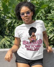 Blessed Beyond Belief Afro Lola Pink Classic T-Shirt apparel-classic-tshirt-lifestyle-front-233