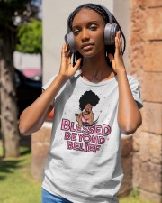 Blessed Beyond Belief Afro Lola Pink Classic T-Shirt apparel-ladies-t-shirt-lifestyle-front-83
