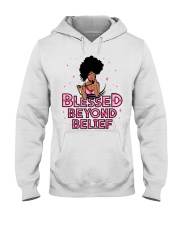 Blessed Beyond Belief Afro Lola Pink Hooded Sweatshirt tile