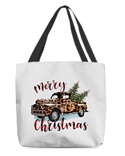 Merry Christmas Leopard Truck All-Over Tote tile