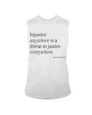 MLK Quote Black Letters Sleeveless Tee tile