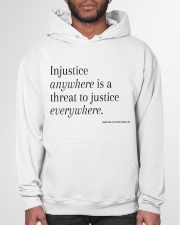 MLK Quote Black Letters Hooded Sweatshirt garment-hooded-sweatshirt-front-03