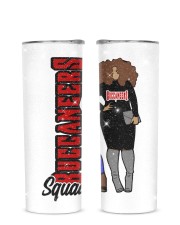 Bucaneers squad Glitter Tumbler tile