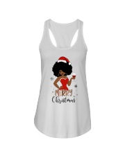 Merry Christmas Ladies Flowy Tank tile