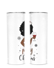 Merry Christmas Glitter Tumbler tile
