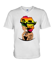 Safari Goddess V-Neck T-Shirt tile
