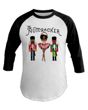 Afro Ballet Girl Baseball Tee tile