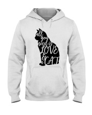 All you need is love and a Cat Hooded Sweatshirt tile