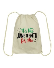 It's the Juneteenth for me Drawstring Bag tile