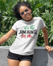 It's the Juneteenth for me Classic T-Shirt apparel-classic-tshirt-lifestyle-front-232