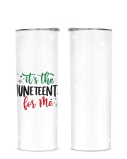 It's the Juneteenth for me Glitter Tumbler tile