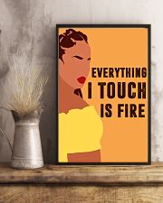 Everything I touch is fire 11x17 Poster lifestyle-poster-3
